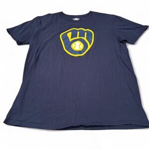 Milwaukee Brewers Ball-in-Glove T-Shirt - Size L